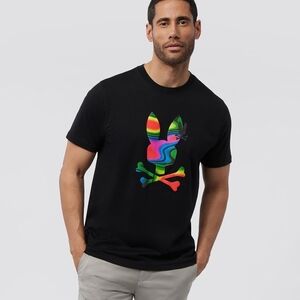 Psycho Bunny Black Short Sleeve Tee. New-unused size 7 ( XXL )